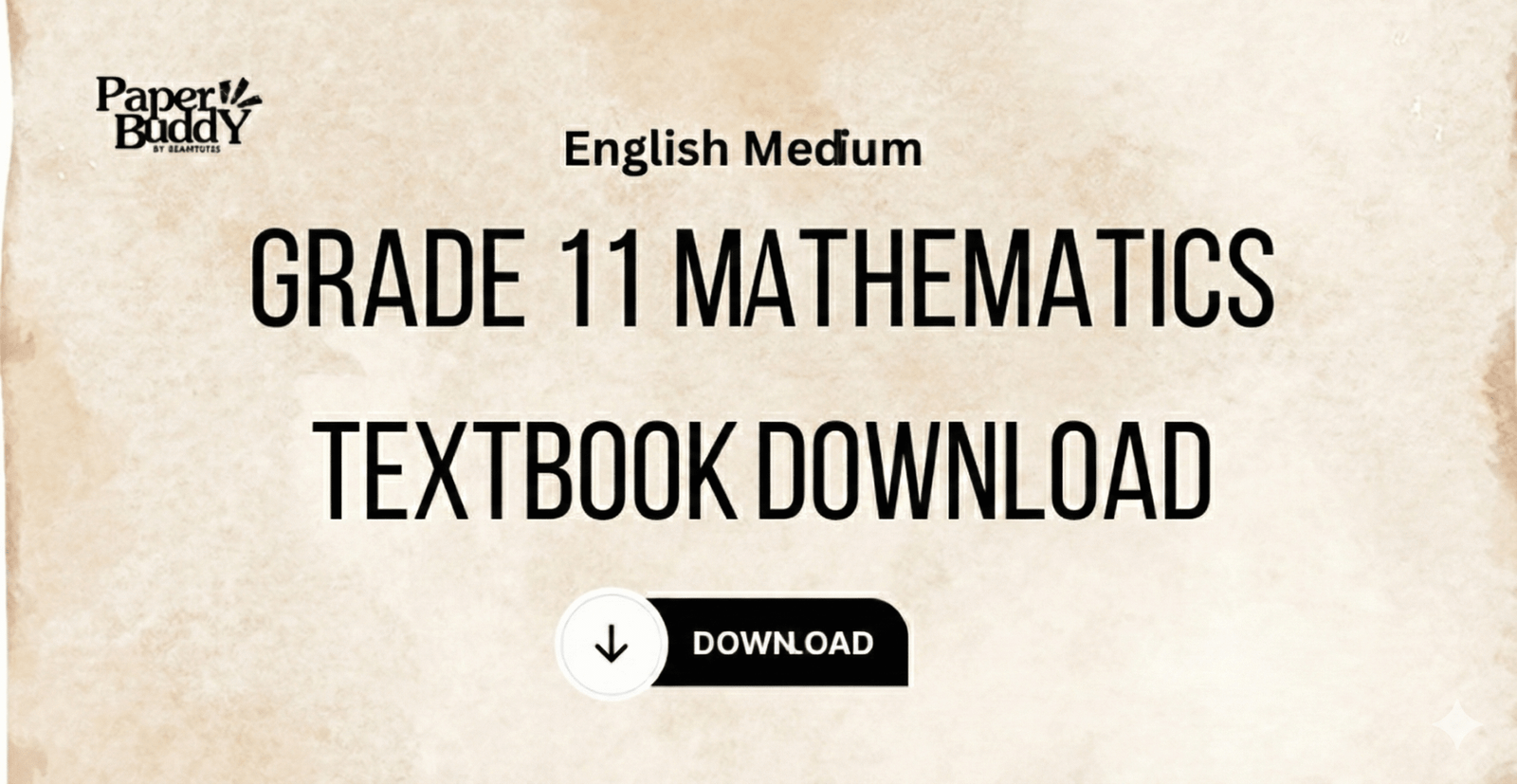 Grade 11 Mathematics Textbook English Medium